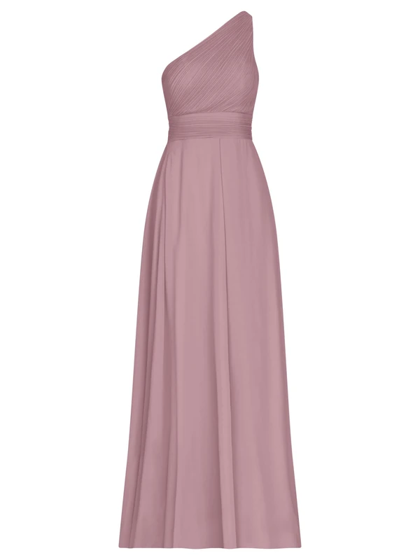 APART Fashion Women's Plissee-Abendkleid Evening Dress, Mauve, 12
