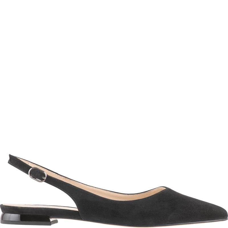 HÖGL Women's Mona Ballet Flat, Black, 6.5 UK