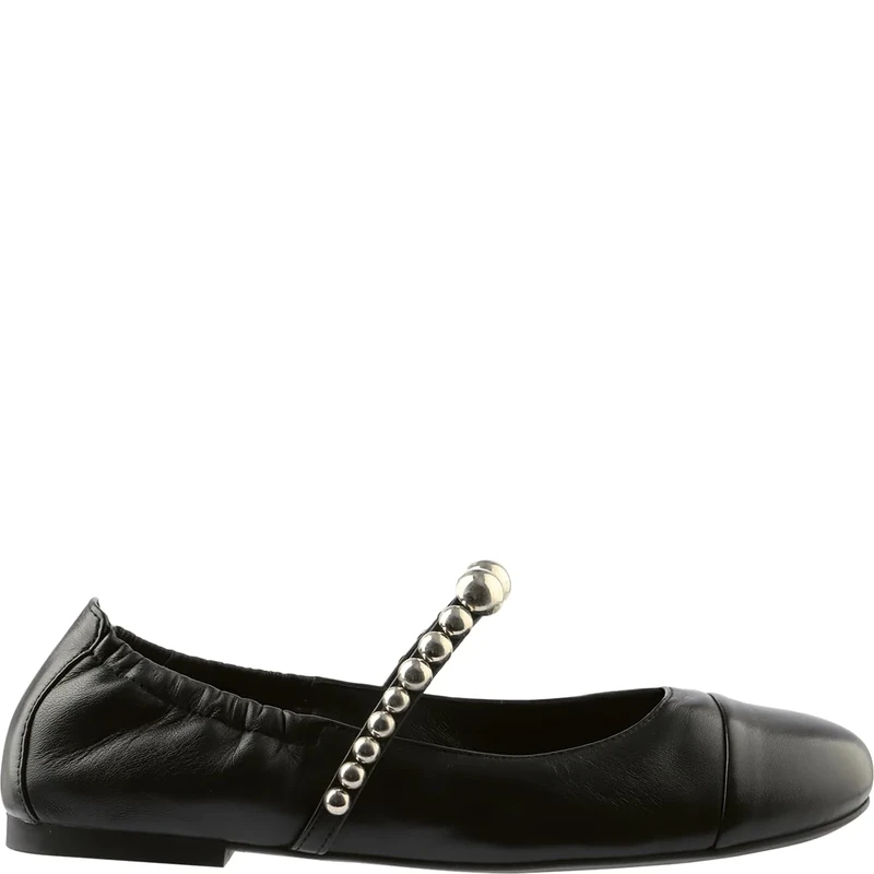 HÖGL Women's Sabrina Ballet Flat, Black, 7 UK
