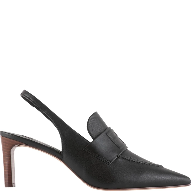 HOGL Gwen Black - Women's High Quality Leather Court Shoes