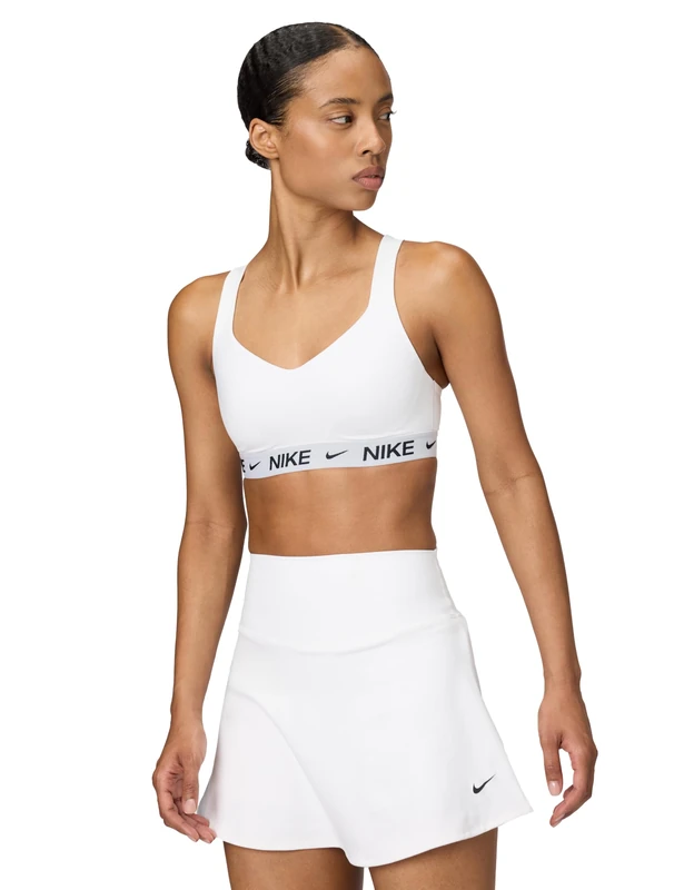 Nike W Nk Df Indy High Support Bra, White/Stone Mauve/Black, FD1068-101, S