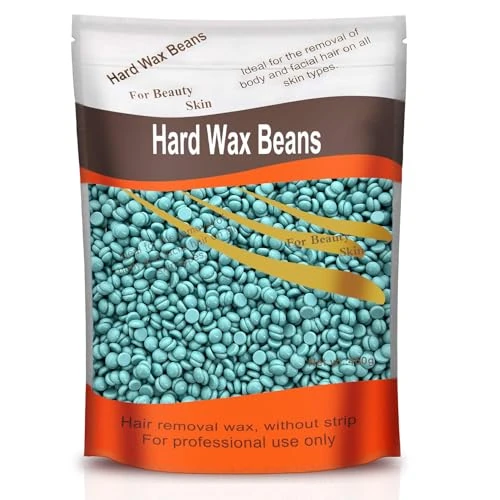 Hard Wax Beads, 450G Wax Beans, Wax Beads for Legs, Eyebrow, Bikini, Chest, Back, Armpit, Painless Hair Removal, Christmas Gifts