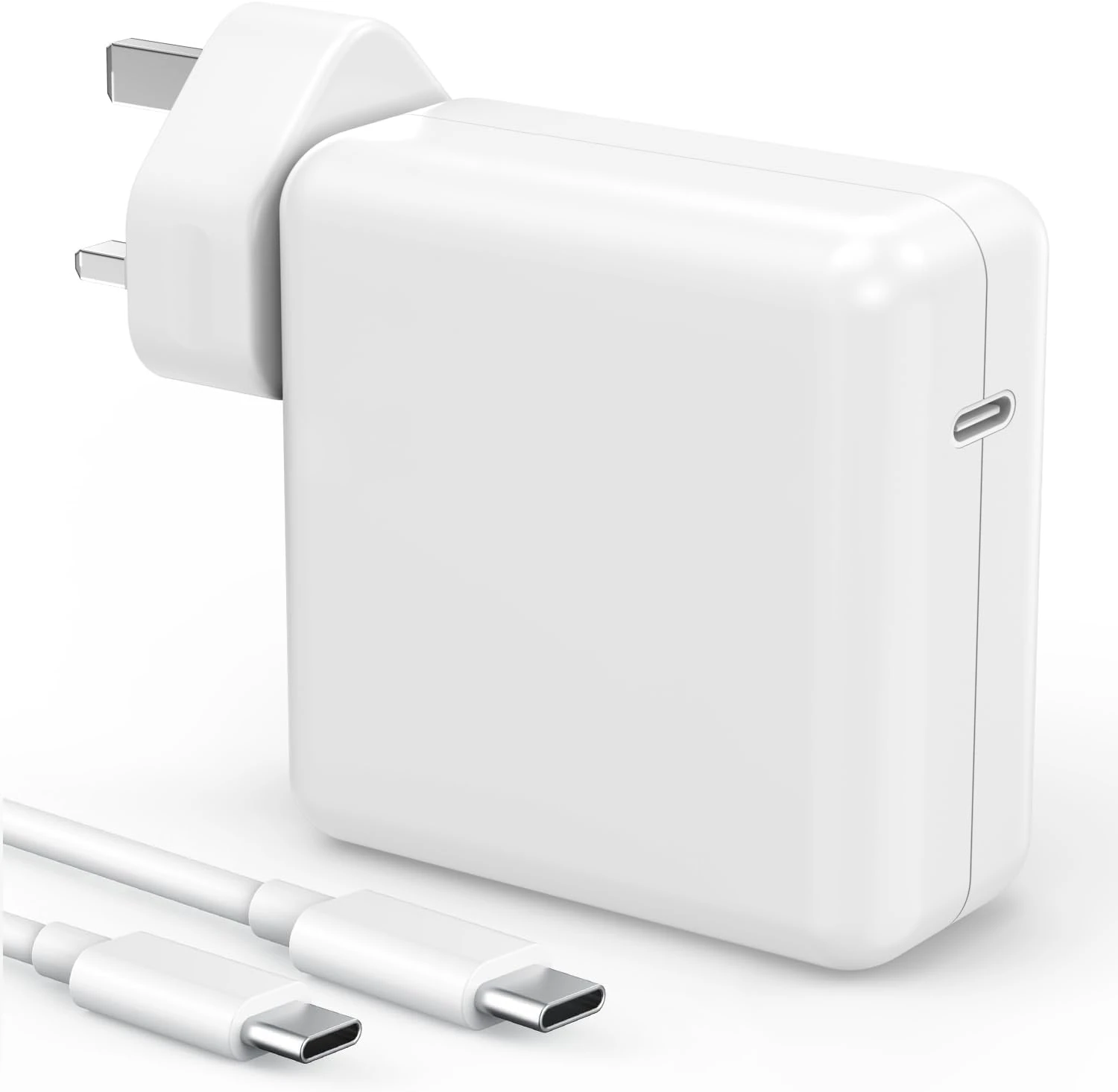 61W Charger for MacBook Air MacBook Pro 13 14 15 16 inch 2025 2024 2023 2022 2021 2020, M1 M2 M3 M4 Laptop USB C Power Adapter, iPad and Phone, 6.6FT USB-C Cable