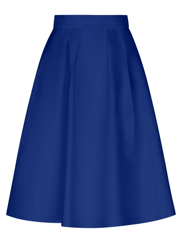 APART Fashion Women's Satinrock Skirt, Royal Blue, 12