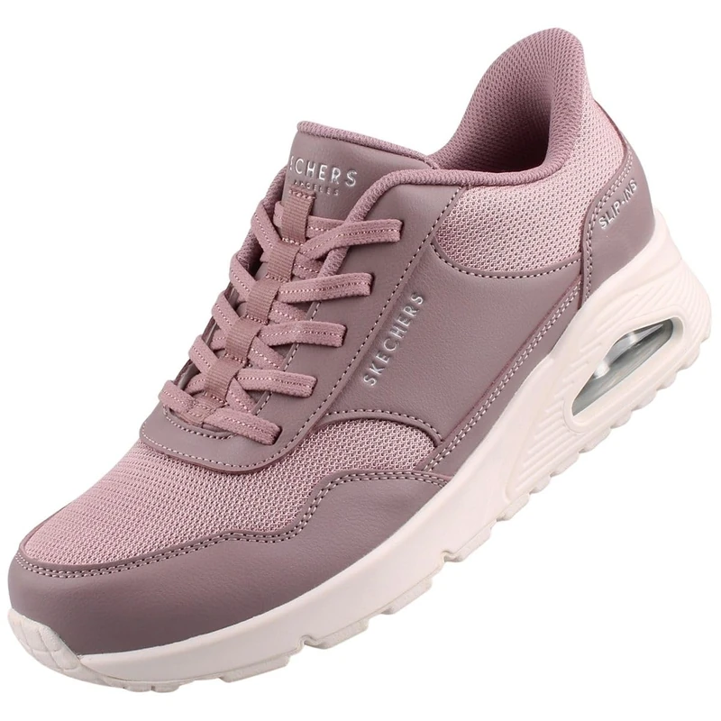 Skechers Women's Uno Banksia Slip-On Sneakers, Deauville Mauve Duraleather/Mesh, 5 UK - Image 1