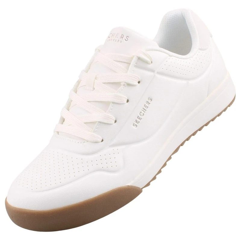 Skechers Women's Zinger 2.0 The Arwen Sneaker, White Duraleather, 4.5 UK