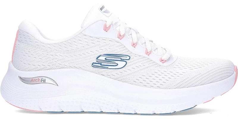 Skechers Women's Arch FIT 2.0 Big League Trainers, White, 8