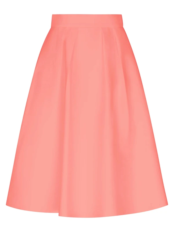 APART Fashion Women's Satinrock Skirt, Coral, 12