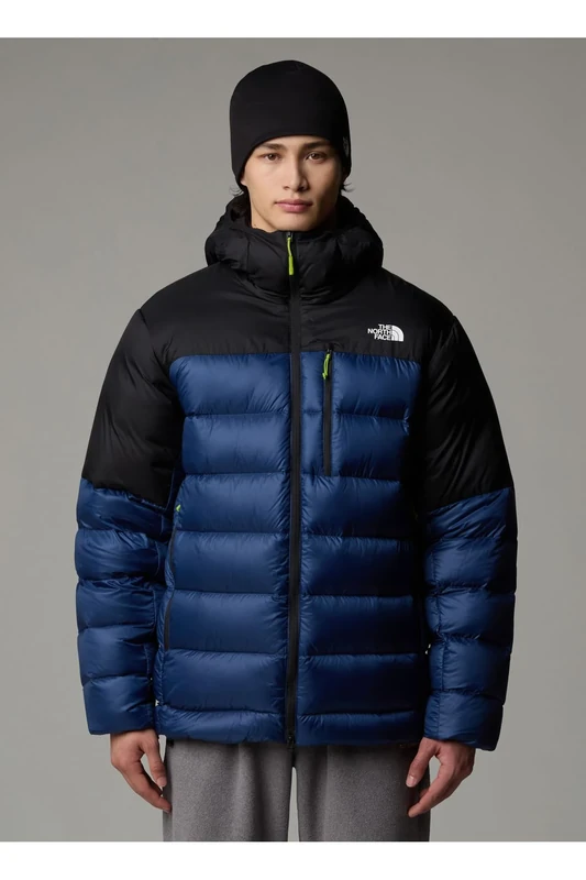 The Noth Face Men's Kalix Hoodie Down Jacket, Shady Blue/Tnf Black, L