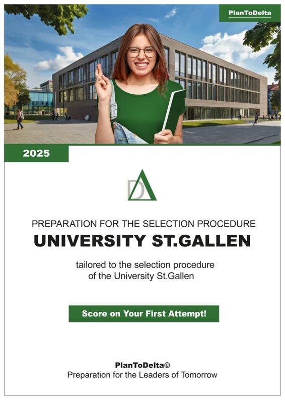 Preparation Selection Procedure University of St. Gallen: Theory, tasks & interview questions tailored for HSG (PlanToDelta)