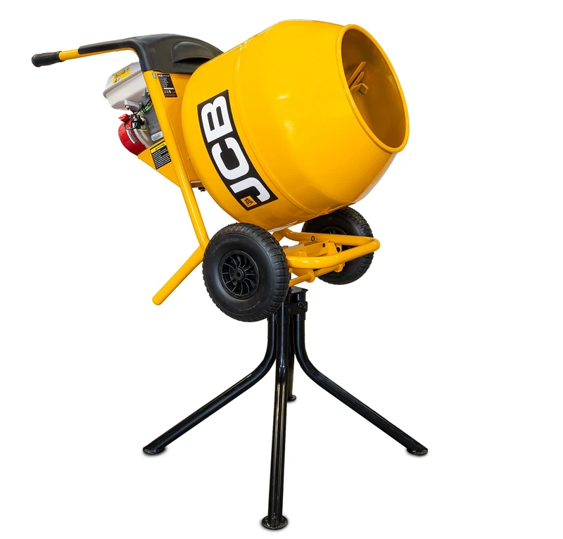 JCB Cement Concrete Mixer Honda GX160 Petrol Engine 134L Seam Welded Drum 100L Working Capacity with 3 Year Warranty