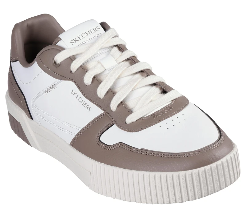 Skechers Men's Jade STRANE Trainer, White, 8