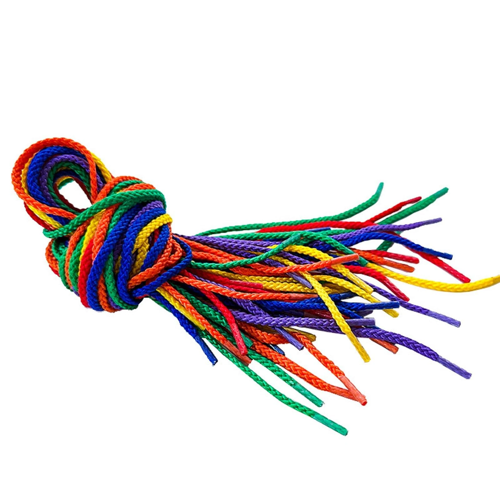 ZQSFPK 48Pcs Coloured Threading Laces Fine Motor Skills Toys for Threading Projects
