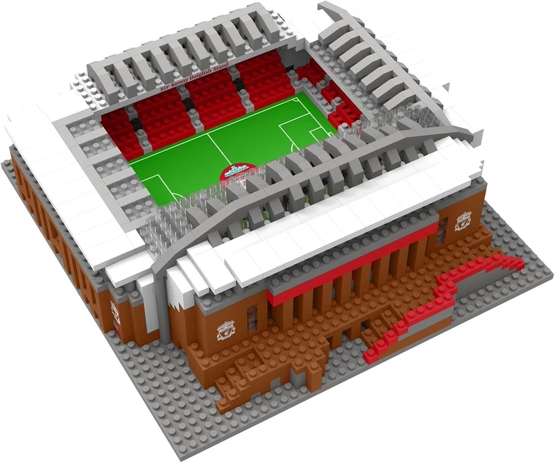 FOCO Officially Licensed Liverpool FC Anfield BRXLZ Mini Stadium 3D Bricks Construction Toy Model