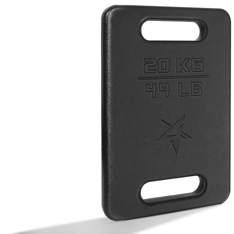 Yes4All Cast Iron Ruck Weight for Backpacks – Multiple Sizes Gym Equipment for Rucking, Swings, Squats, Strength Training, and Home Exercises