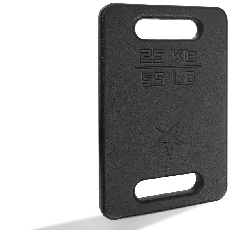 Yes4All Cast Iron Ruck Weight for Backpacks – Multiple Sizes Gym Equipment for Rucking, Swings, Squats, Strength Training, and Home Exercises