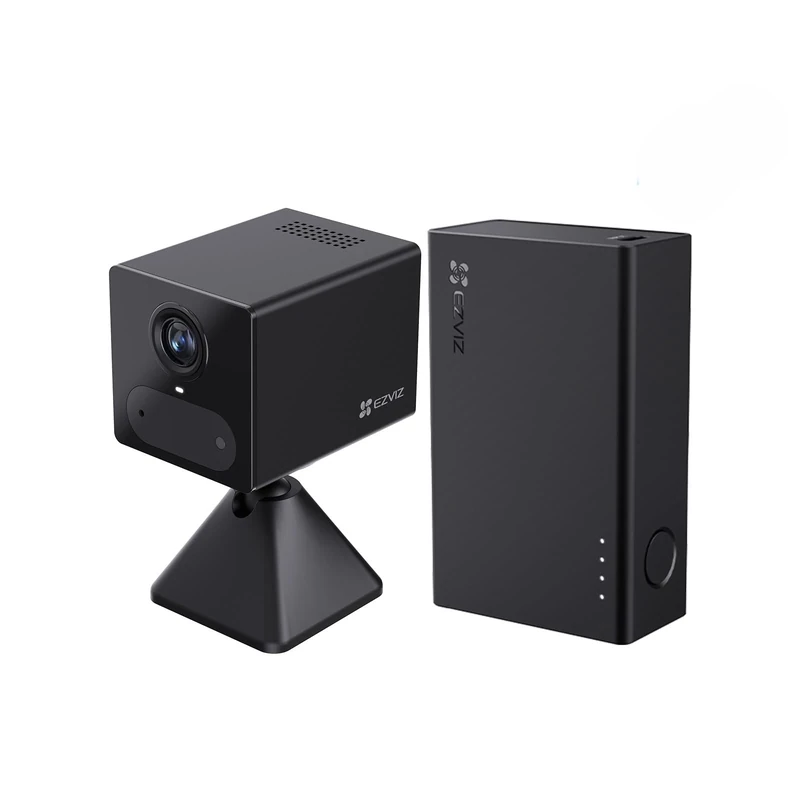 EZVIZ 2K 4G LTE Mini Battery Camera Indoor Wireless, 512GB Support, AOV Mode 24/7, No Subscription Fee, App Control, No WiFi, 2.4GHz, AI Human Detection, Night Vision, Google Alexa (CB2 4G Power Bank)