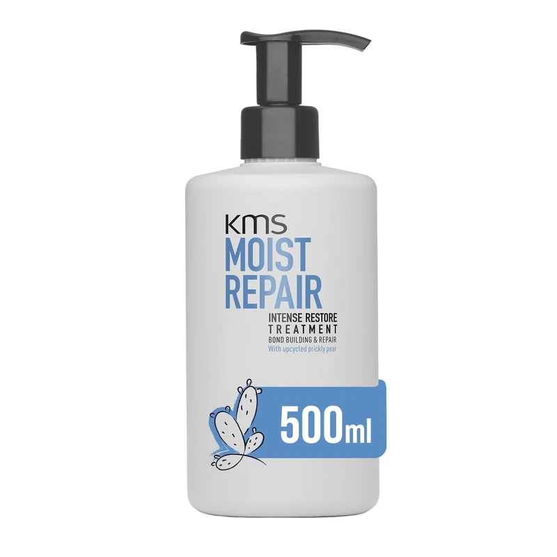 KMS MoistRepair Intense Restore Treatment, 500ml, Bond Building & Repair, with Upcycled Prickly Pear, Vegan Formula