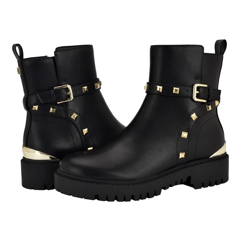 GUESS Women's Oliy Ankle Boot, Black 002, 8