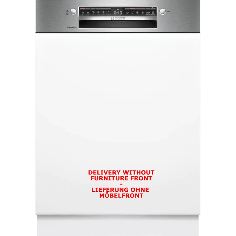 Bosch SMI4ETS08E Series 4 Intelligent Dishwasher 60 cm/Cutlery Basket/Dishwasher with Programming Assistant/Very Quiet/Height Adjustable Top Basket