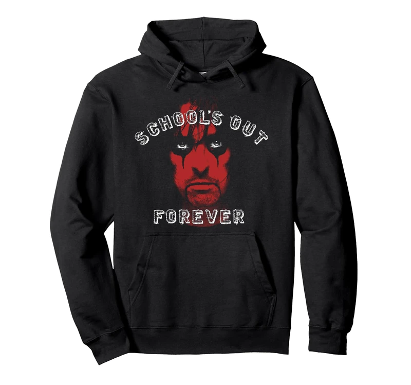 Alice Cooper Schools Out Red Face Pullover Hoodie