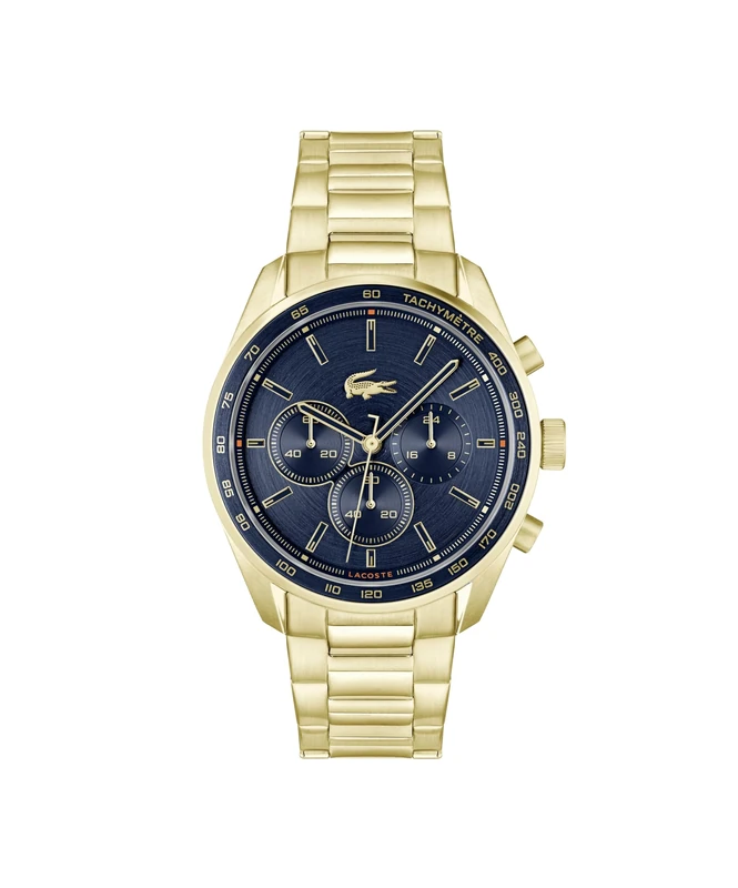 Lacoste Chronograph Quartz Watch BOSTON Collection for Men with Leather or Stainless Steel bracelet in Link or Mesh