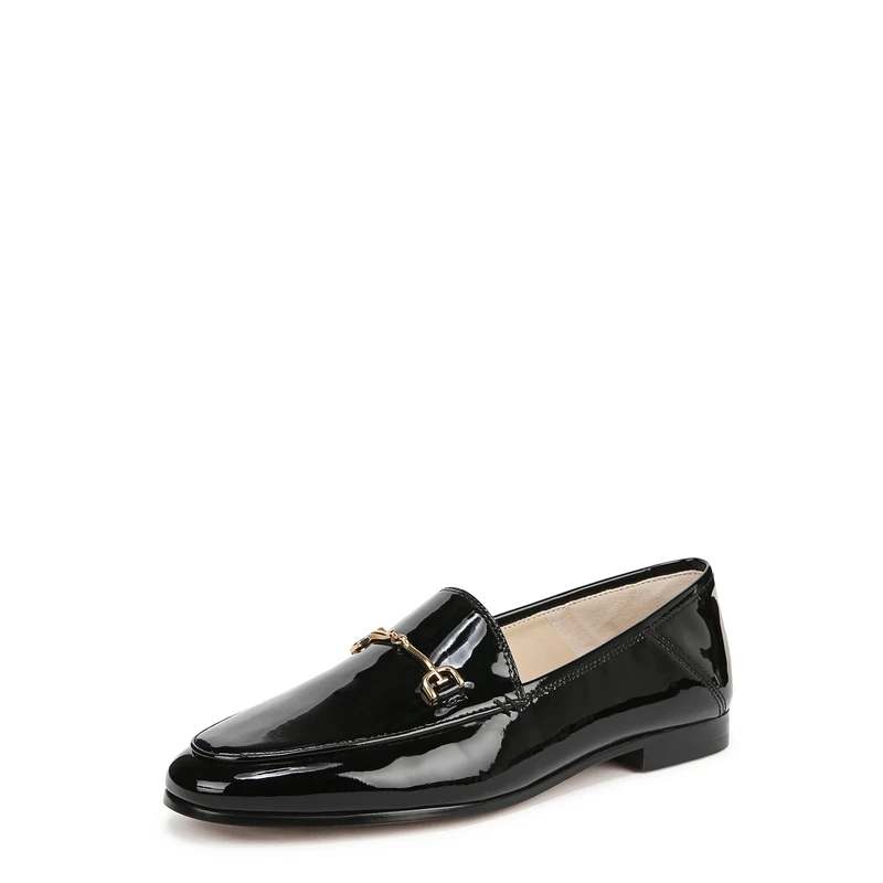 Sam Edelman Women's Loraine Loafer, Black Patent Leather, 4.5 UK