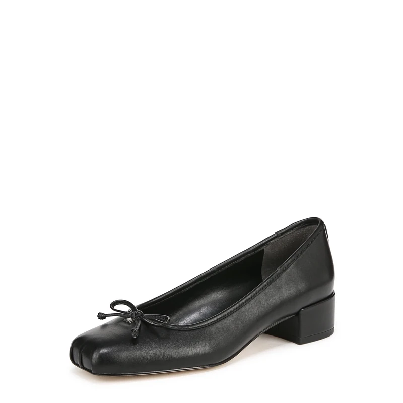 Sam Edelman Women's Rosa Pump, Black Leather, 7 UK