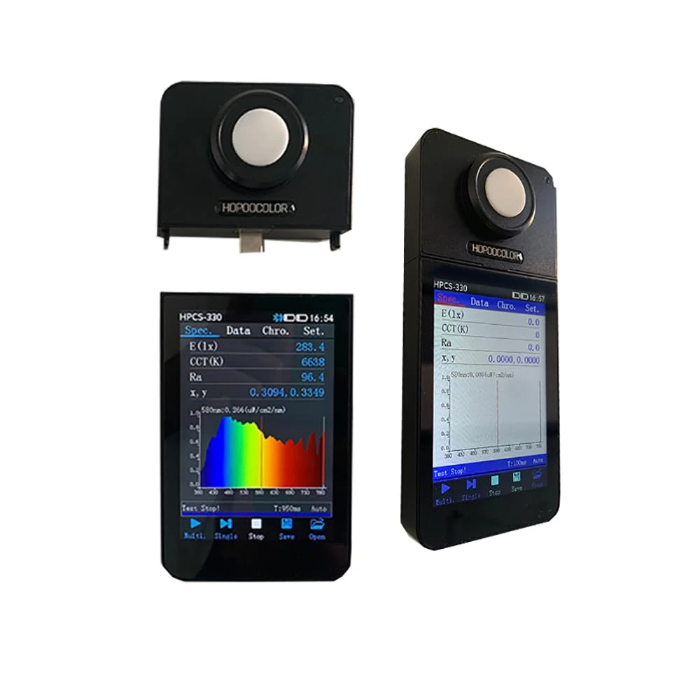 HPCS-330 Portable Spectrometer Color Temperature Meter Portable Spectral Analyzer 380-780nm
