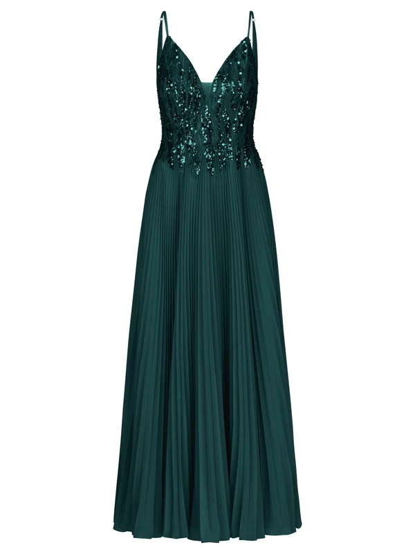 APART Fashion Women's Abendkleid Dress, Emerald, 14