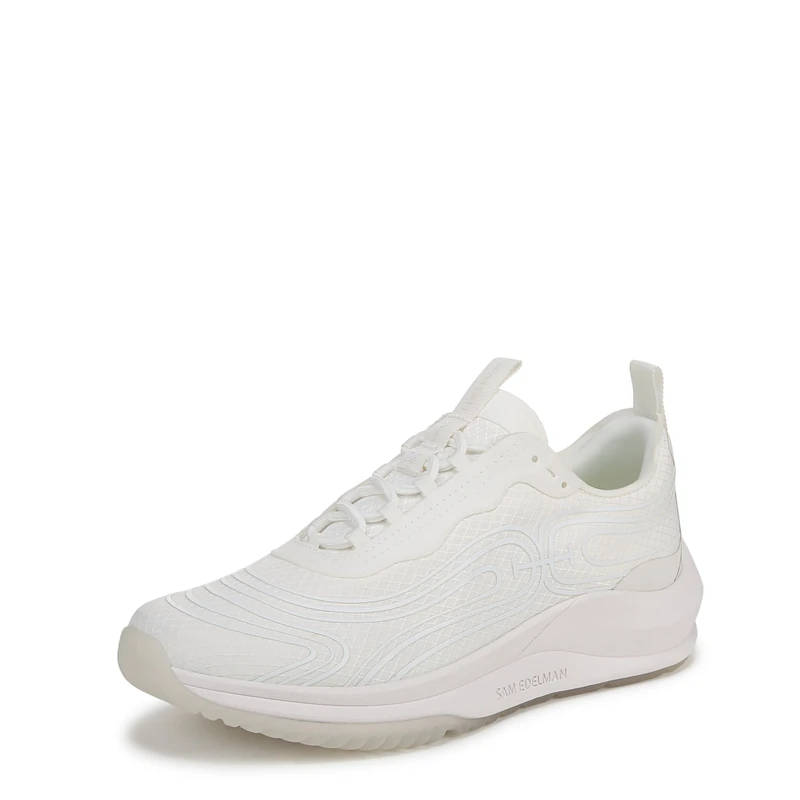 Sam Edelman Women's Fashion-Sneakers, White, 5 UK