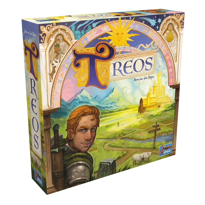 Lookout Treos Board Game - Adventure for 2-4 Players, Age 10+
