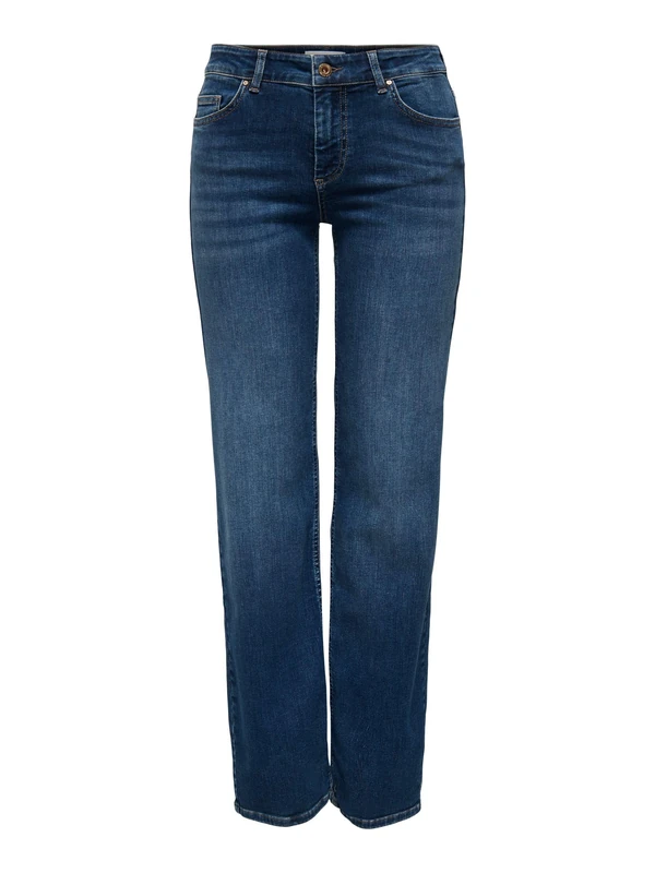 Only Damen Onlblush Mid Straight Dnm Tai021 Noos Dark Blue Denim Xs/30L - Image 1
