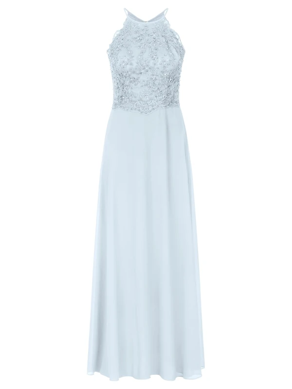 APART Fashion Women's Abendkleid Dress, lightblue, 12