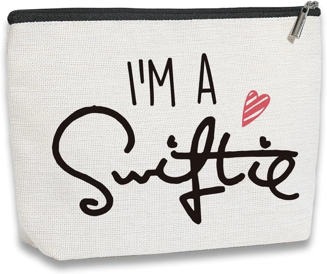 Makeup Bags Gifts, Small Make up Bags Music Lover Gift for Women, Cosmetic Bags, Suitable for Travel, Birthday, Friend, Teacher, Graduation, College Gift, Daily Use Cosmetic Bag Pouch