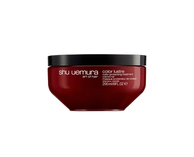 Shu Uemura, Brilliant Glaze Hair Mask Color Lustre, Colour-Treated Hair, Enriched with Rose Oil and Goji Berry Extract, to Preserve Shine and Colour, 200 ml