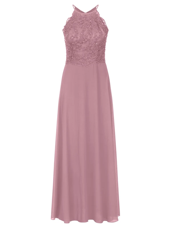 APART Fashion Women's Abendkleid Dress, Mauve, 10