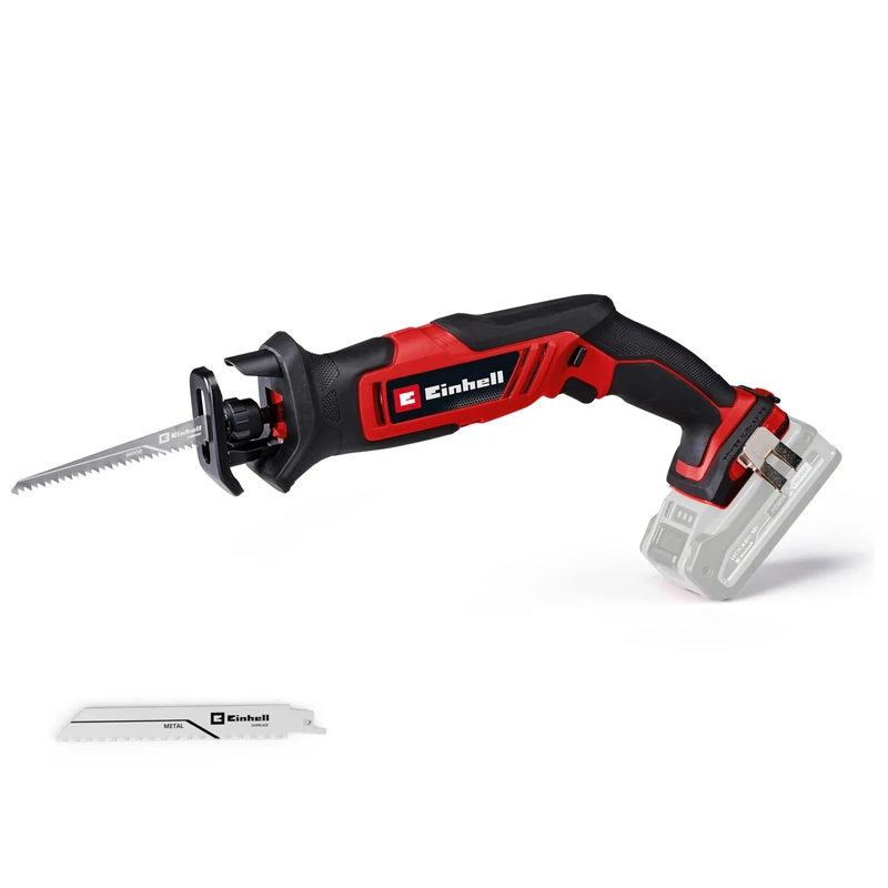 Einhell Power X-Change Cordless Reciprocating Saw - 13mm Stroke, 18V Electric Saw to Cut Wood (50mm Cutting Depth), Plastic and Metal - TE-AP 18/22 Li Solo Recip Power Saw (Battery Not Included)