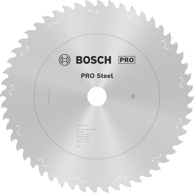Bosch 1x PRO Steel Circular Saw Blades for Corded Miter Dry Cutters (for Steel, Ø mm, Professional Accessory Mitre Dry Cutter)