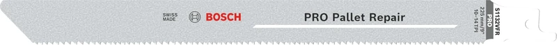 Bosch 100x PRO Pallet S1132VFR Repair Reciprocating Saw Blade (for Steel, Wood with Nails, Length 225 mm, Professional Accessory Reciprocating Saw)