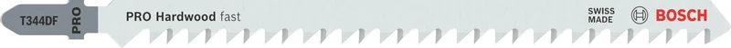Bosch 25x PRO Hardwood Fast T344DF Jigsaw Blade (for Hardwood, Chipboard, Length 152 mm, Professional Accessory Jigsaw)