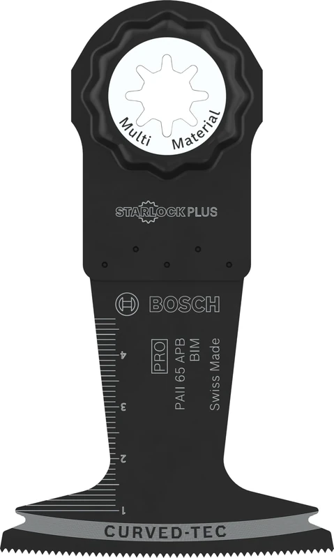 Bosch 10x PRO Multi Material PAII 65 APB Multitool Blade (for Wood with Nails, Metal Sandwich, Width 65 mm, Professional Accessory Multitool)