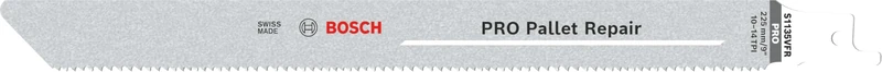 Bosch 100x PRO Pallet S1135VFR Repair Reciprocating Saw Blade (for Steel, Wood with Nails, Length 225 mm, Professional Accessory Reciprocating Saw)