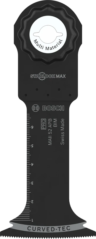 Bosch 10x PRO Multi Material MAII 52 APB Multitool Blade (for Wood with Nails, Metal Sandwich, Width 52 mm, Professional Accessory Multitool)