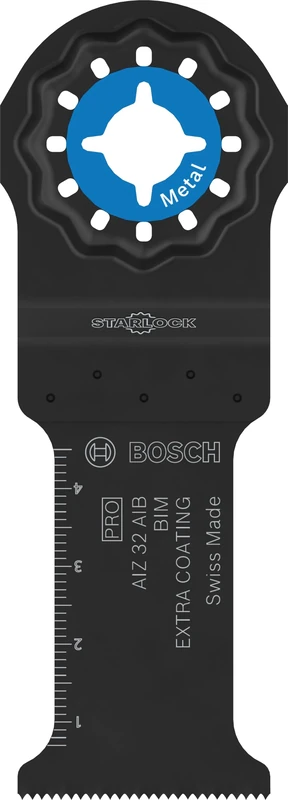 Bosch 10x PRO Non Ferrous Metal AIZ 32 AIB Multitool Blade (for Non-Ferrous Metals, Non-Ferrous Metals, Width 32 mm, Professional Accessory Multitool)
