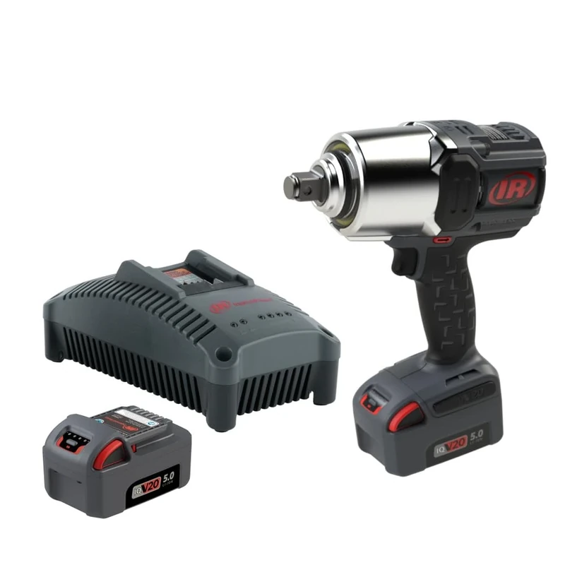 Ingersoll-Rand W8171-K2-EU 3/4" 20V Cordless Impact Wrench 2 Battery Kit, 2710 Nm, Friction Ring Thru-Hole, Pistol