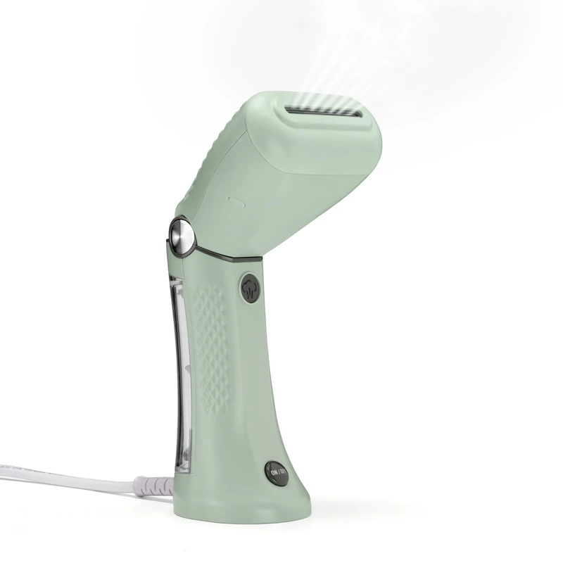 Conair Extreme Steam Handheld Clothes Steamer, 90ml detachable water tank, Fast 35 second heat up, Lightweight Travel Garment Steamer, Worldwide Use, Green, GSC24U, UK PLUG