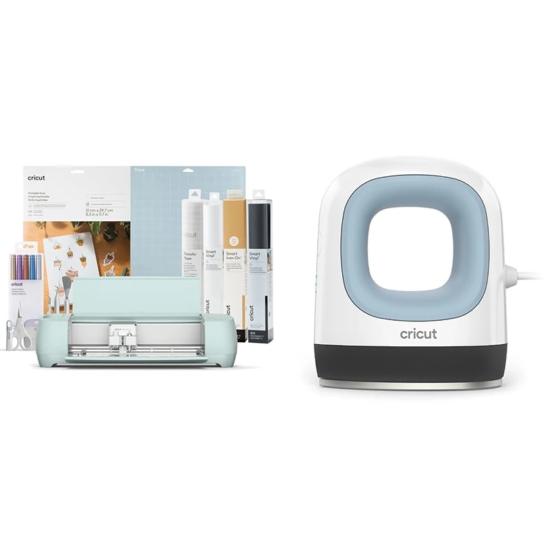 Cricut Explore 3 | Smart Cutting Machine Starter Bundle with EasyPress | 2024 - Image 1