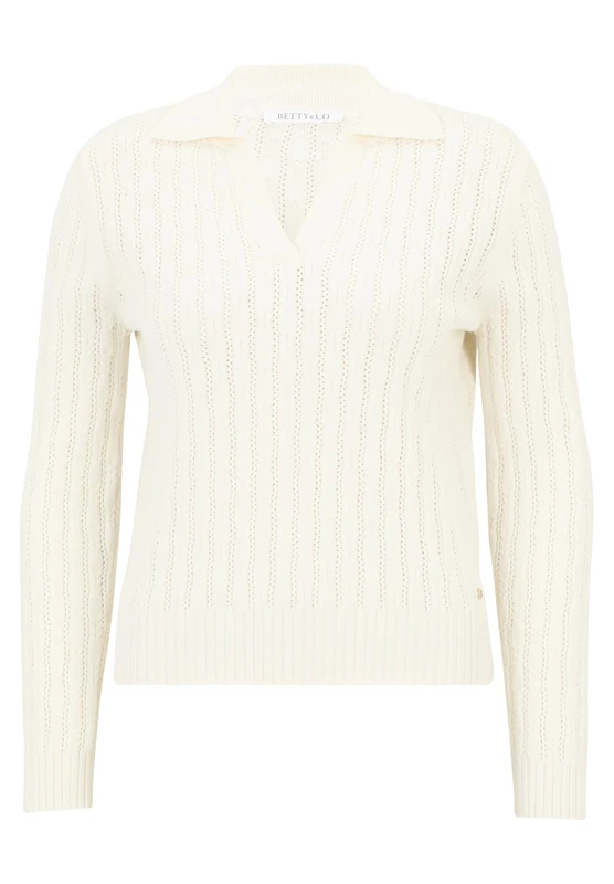Betty & Co Women's Jumper, Off-White, 18