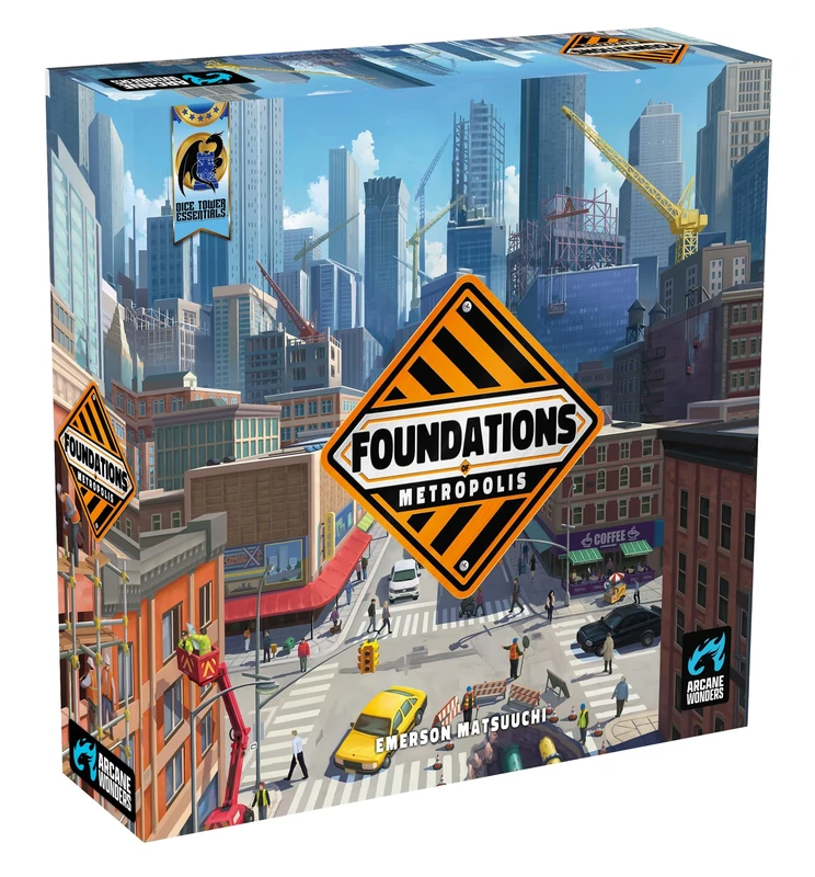 Arcane Wonders, Foundations of Metropolis, Board Game, Ages 14 plus, 2-4 Players, 60 plus Minutes Playing Time - Image 1